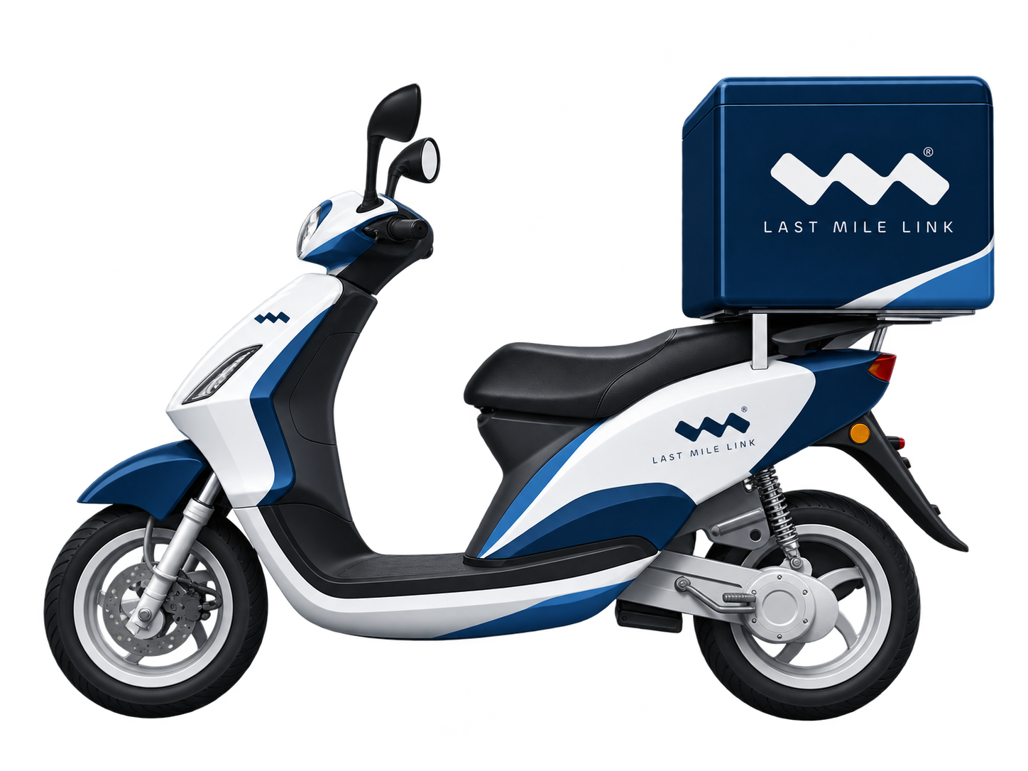 Branded Last Mile Link delivery scooter